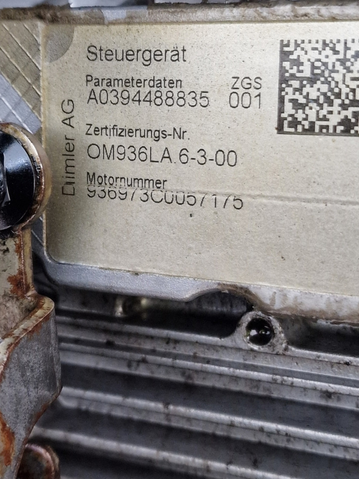 Dzinējs - Kravas automašīna Mercedes Benz OM936LA.6-3-00 Econic Spec Engine (Truck): foto 11