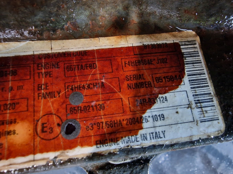 Dzinējs - Celtniecības tehnika NH F4HE9684E*J102 667TA EBD Engine (Plant): foto 11 Dzinējs - Celtniecības tehnika NH F4HE9684E*J102 667TA EBD Engine (Plant): foto 11