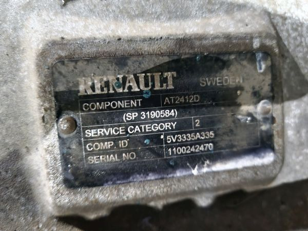 Renault AT2412D Gearbox - Pārnesumkārba: foto 2 Renault AT2412D Gearbox - Pārnesumkārba: foto 2