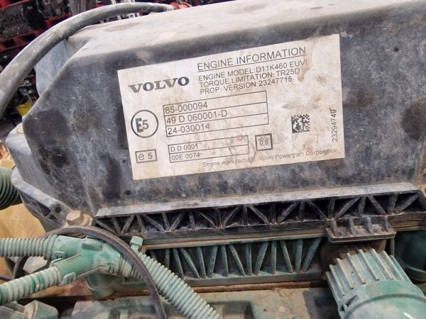 Volvo D11K460V EUVI Engine (Truck) - Dzinējs - Kravas automašīna: foto 3 Volvo D11K460V EUVI Engine (Truck) - Dzinējs - Kravas automašīna: foto 3
