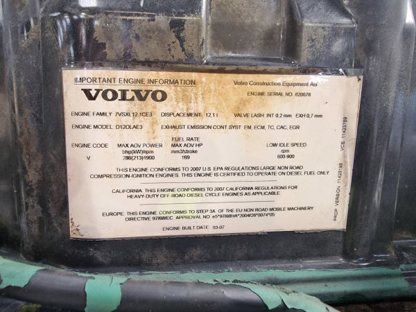 Volvo D12DLAE3 Engine (Plant) A40D ADT - Dzinējs - Celtniecības tehnika: foto 2 Volvo D12DLAE3 Engine (Plant) A40D ADT - Dzinējs - Celtniecības tehnika: foto 2