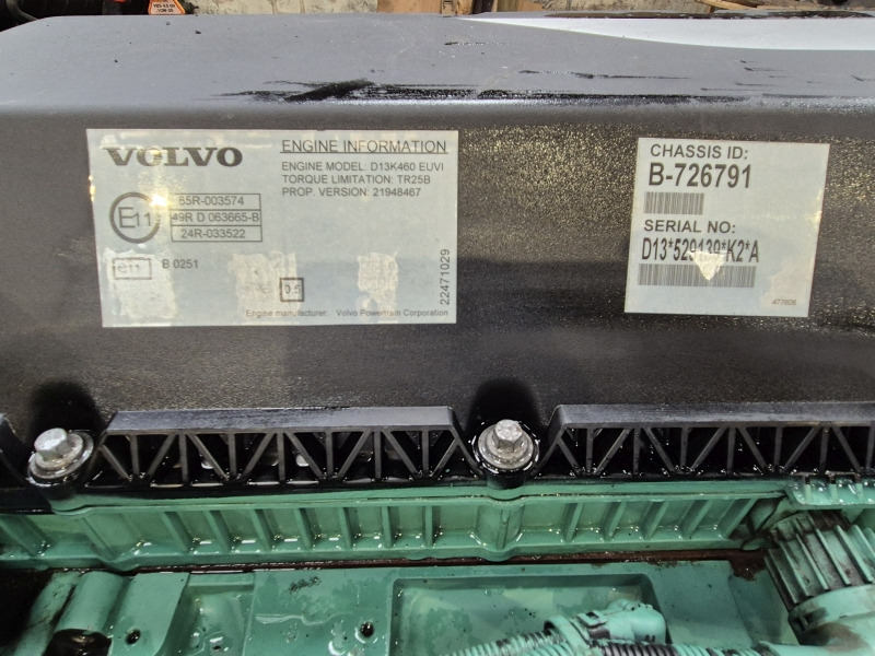 Volvo D13K460 K2 EUVI Engine (Truck) - Dzinējs - Kravas automašīna: foto 2 Volvo D13K460 K2 EUVI Engine (Truck) - Dzinējs - Kravas automašīna: foto 2