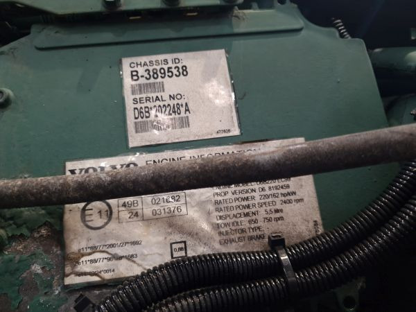 Volvo D6B220 EC09 Engine (Truck) - Dzinējs - Kravas automašīna: foto 2 Volvo D6B220 EC09 Engine (Truck) - Dzinējs - Kravas automašīna: foto 2