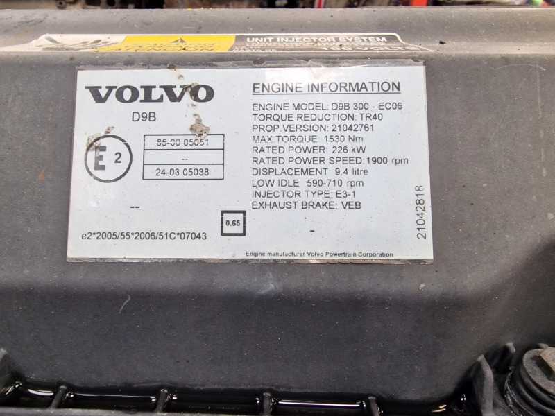 Volvo D9B 300 – EC06 Engine (Truck) - Dzinējs - Kravas automašīna: foto 3 Volvo D9B 300 – EC06 Engine (Truck) - Dzinējs - Kravas automašīna: foto 3