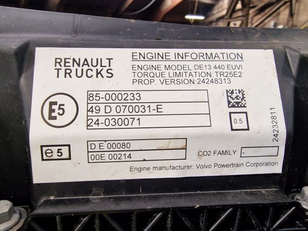 Volvo DE13 440 EUVI Engine (Truck) 2023 (Latest Model) - Dzinējs - Kravas automašīna: foto 3 Volvo DE13 440 EUVI Engine (Truck) 2023 (Latest Model) - Dzinējs - Kravas automašīna: foto 3