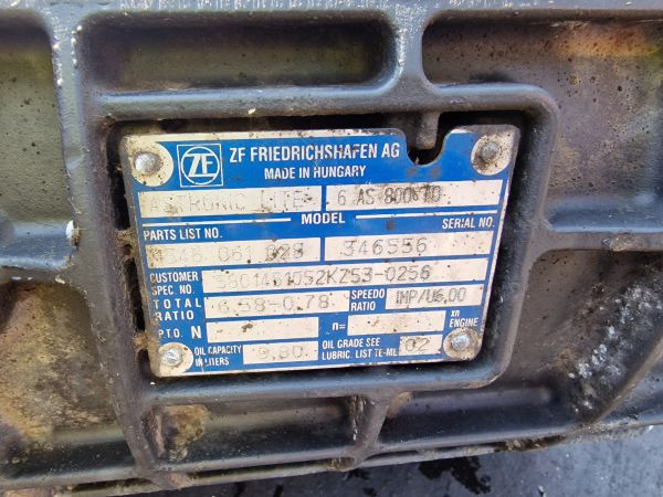 ZF 6AS800TO Gearbox - Pārnesumkārba: foto 2 ZF 6AS800TO Gearbox - Pārnesumkārba: foto 2
