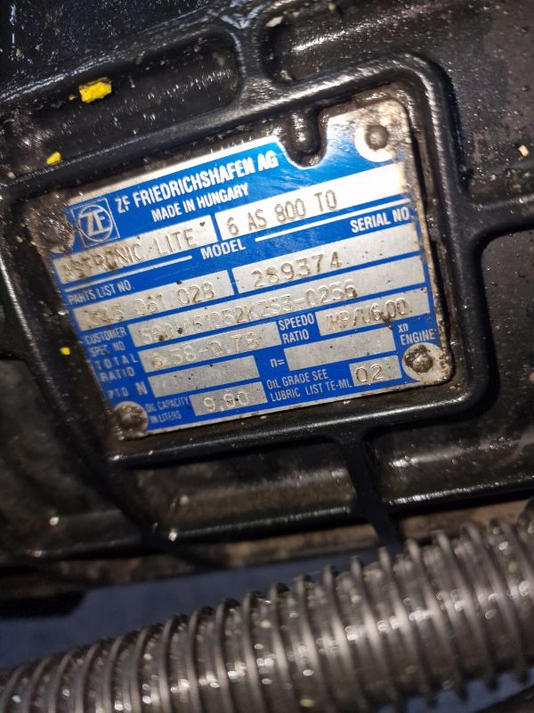 ZF 6AS800TO Gearbox - Pārnesumkārba: foto 2 ZF 6AS800TO Gearbox - Pārnesumkārba: foto 2
