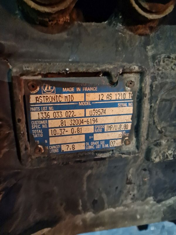 ZF Astronic 12AS1210TO Gearbox - Pārnesumkārba: foto 2 ZF Astronic 12AS1210TO Gearbox - Pārnesumkārba: foto 2