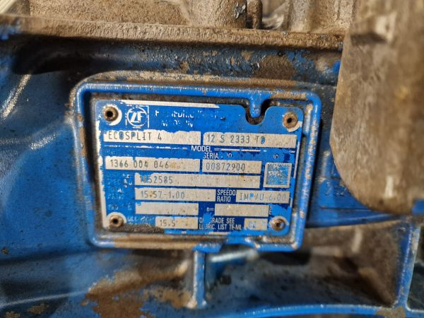 Pārnesumkārba ZF Ecosplit 4 12S2333TD Gearbox: foto 11 Pārnesumkārba ZF Ecosplit 4 12S2333TD Gearbox: foto 11
