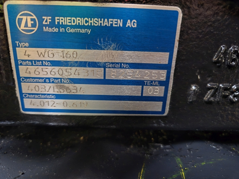 ZF Industrial JCB 4WG160 403/L5634 New Gearbox (Plant) - Pārnesumkārba - Celtniecības tehnika: foto 2 ZF Industrial JCB 4WG160 403/L5634 New Gearbox (Plant) - Pārnesumkārba - Celtniecības tehnika: foto 2
