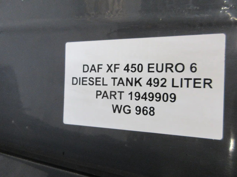 DAF 1949909 DIESELTANK 492 LITER DAF XF 450 EURO 6 MODEL 2021 - Degvielas tvertne - Kravas automašīna: foto 5 DAF 1949909 DIESELTANK 492 LITER DAF XF 450 EURO 6 MODEL 2021 - Degvielas tvertne - Kravas automašīna: foto 5
