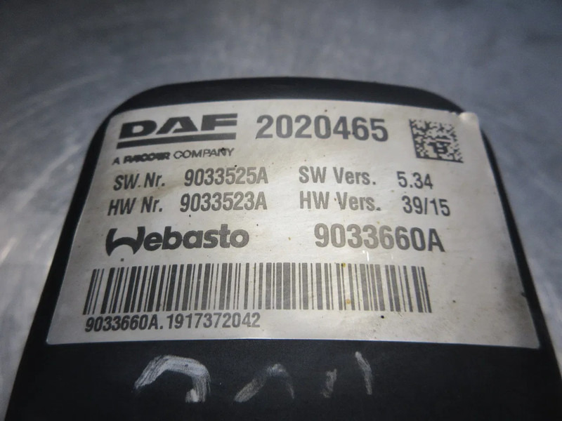 Elektrosistēma - Kravas automašīna DAF 2020465 STANDKACHEL DAF XF CF EURO 6 MODEL 2020: foto 6