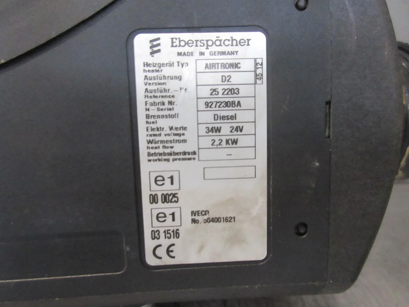 Iveco HIWAY 504001621 STANDKACHEL D2 - Apsilde/ Ventilācija - Kravas automašīna: foto 5 Iveco HIWAY 504001621 STANDKACHEL D2 - Apsilde/ Ventilācija - Kravas automašīna: foto 5