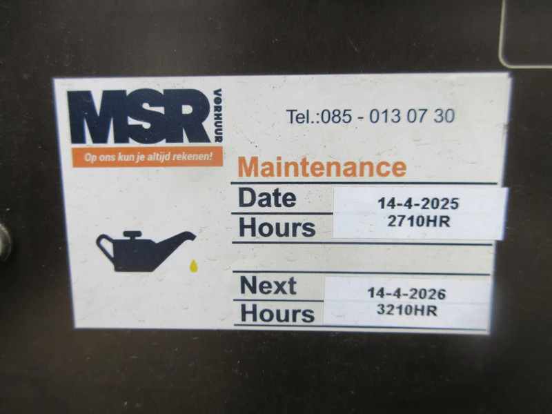 Apgaismojuma stabs Kubota TRIME X-ECOK2 ENGINE K Z482-E LICHTMAGINE STROOMAGGERAAT 2017: foto 14