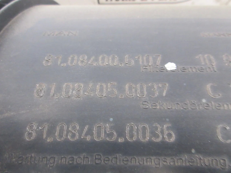 MAN 81.08400-6107 // 81.08405-0037 // 81.08405-0036 LUCHTFILTER MAN TGX EURO 6 - Gaisa ieplūdes sistēma - Kravas automašīna: foto 5 MAN 81.08400-6107 // 81.08405-0037 // 81.08405-0036 LUCHTFILTER MAN TGX EURO 6 - Gaisa ieplūdes sistēma - Kravas automašīna: foto 5
