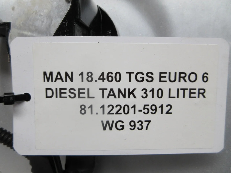 MAN 81.12201-5912 DIESELTANK 310 LITER MAN TGS EURO 6 MODEL 2020 - Degvielas tvertne - Kravas automašīna: foto 5 MAN 81.12201-5912 DIESELTANK 310 LITER MAN TGS EURO 6 MODEL 2020 - Degvielas tvertne - Kravas automašīna: foto 5