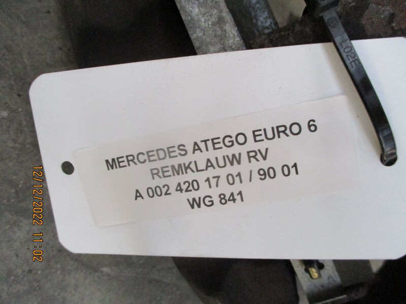 Mercedes-Benz A 002 420 90 01 // 17 01 REMKLAUW RV VOOR EN ACHTER ATEGO EURO 6 - Bremžu suports - Kravas automašīna: foto 5 Mercedes-Benz A 002 420 90 01 // 17 01 REMKLAUW RV VOOR EN ACHTER ATEGO EURO 6 - Bremžu suports - Kravas automašīna: foto 5
