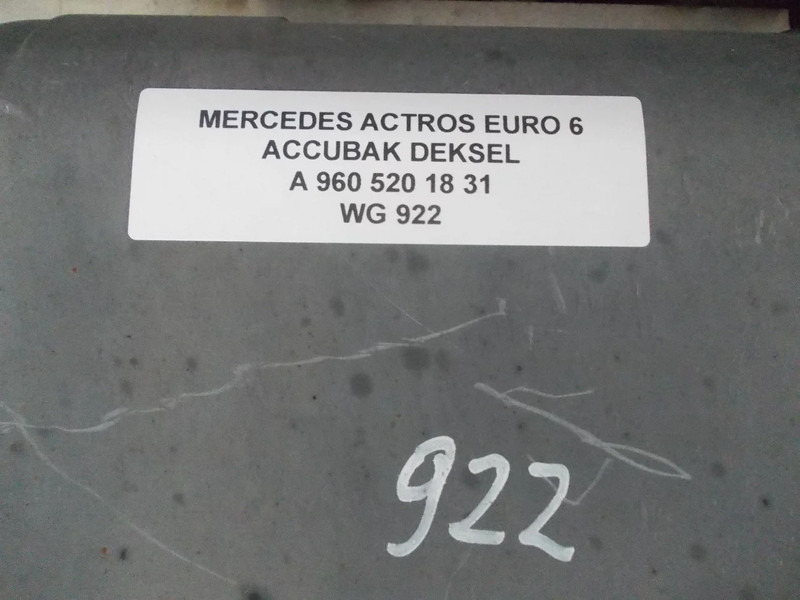 Mercedes-Benz ACTROS A 960 520 18 31 ACCUBAK DEKSEL EURO 6 - Akumulators - Kravas automašīna: foto 3 Mercedes-Benz ACTROS A 960 520 18 31 ACCUBAK DEKSEL EURO 6 - Akumulators - Kravas automašīna: foto 3