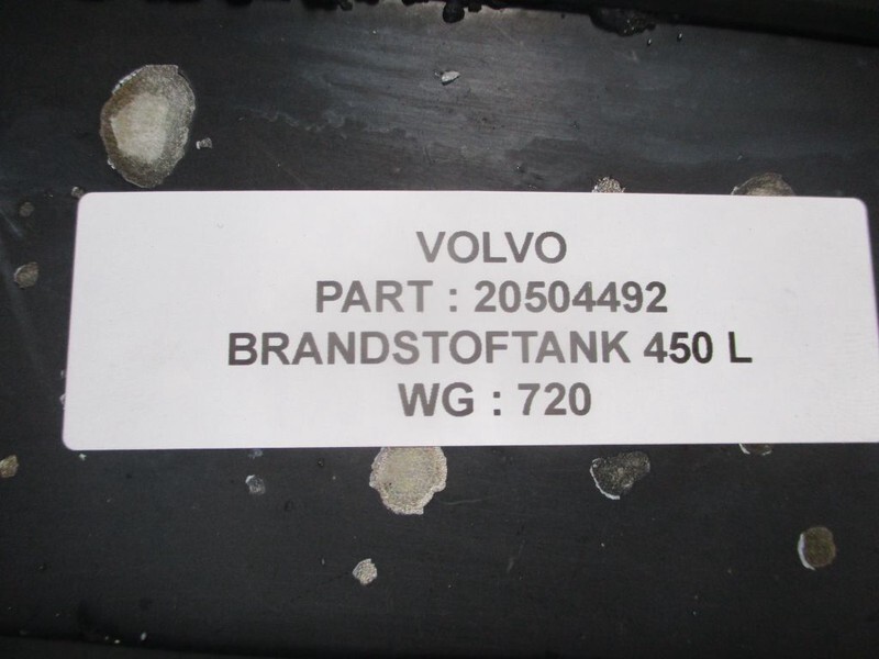 Volvo 20504492 0DIESELTANK 450 LITER FH FM - Degvielas tvertne - Kravas automašīna: foto 4 Volvo 20504492 0DIESELTANK 450 LITER FH FM - Degvielas tvertne - Kravas automašīna: foto 4
