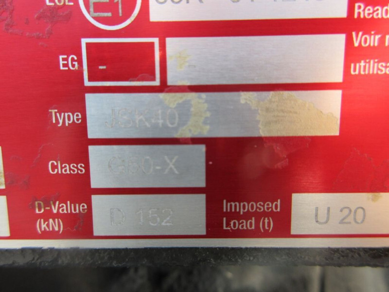 Seglierīce - Kravas automašīna jost JSK40/G50-X/D152 JSK40/G50-X/D152 MERCEDES BENZ 1843 EURO 6: foto 6