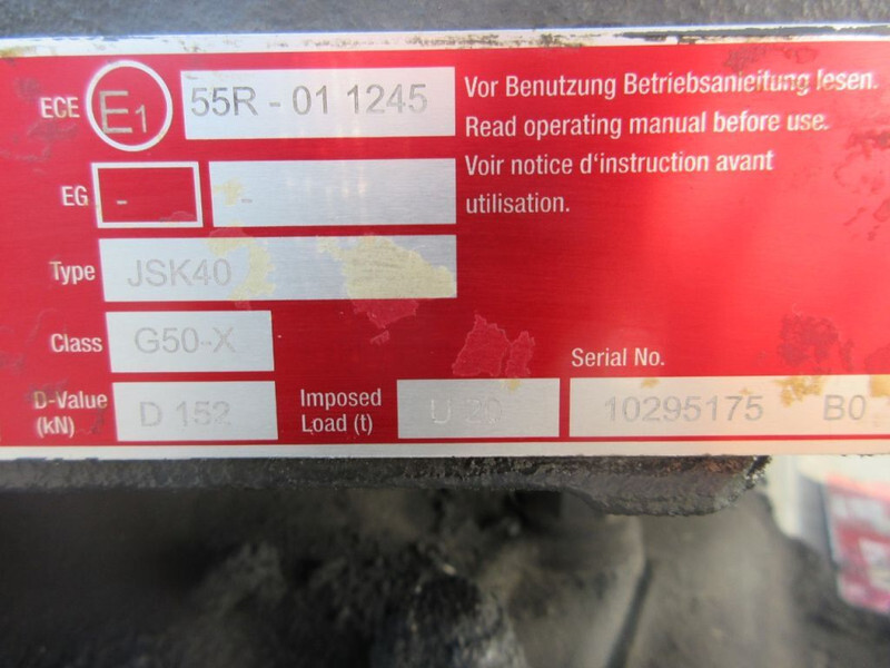 Seglierīce - Kravas automašīna jost JSK40/G50-X/D152 JSK40/G50-X/D152 MERCEDES BENZ 1843 EURO 6: foto 7