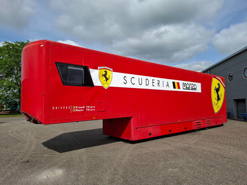 Bascontriz SR2 / RACETRAILER / PLATFORM 2000KG / 2CARS / OUTDOOR TENT / SEPARATE LIVING SPACE / 2008 - Puspiekabe autovedējs: foto 1 Bascontriz SR2 / RACETRAILER / PLATFORM 2000KG / 2CARS / OUTDOOR TENT / SEPARATE LIVING SPACE / 2008 - Puspiekabe autovedējs: foto 1