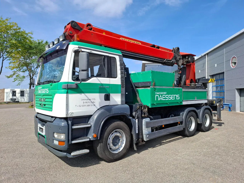 MAN TGA 33.410 / 6X4 / PALFINGER PK4000 1EL ROOFER CRANE / 25M / REMOTE / 2X BIG AXLE / 490677 KM / MANUAL / EURO-3 / 2005 - Kravas auto ar manipulatoru: foto 3 MAN TGA 33.410 / 6X4 / PALFINGER PK4000 1EL ROOFER CRANE / 25M / REMOTE / 2X BIG AXLE / 490677 KM / MANUAL / EURO-3 / 2005 - Kravas auto ar manipulatoru: foto 3