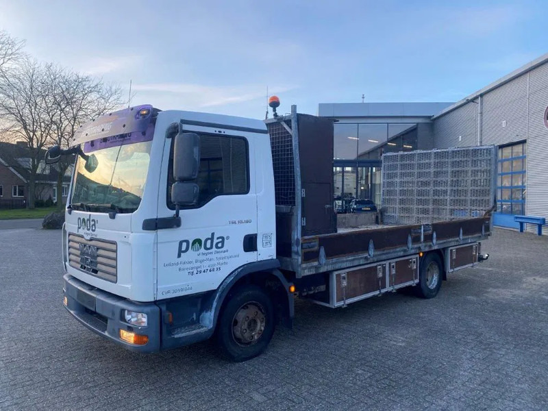 MAN TGL10-180 / HYDRAULISCH PLATFORM / ONLY: 428970 KM / MANUAL / EURO-4 / 2007 - Autovedējs: foto 1 MAN TGL10-180 / HYDRAULISCH PLATFORM / ONLY: 428970 KM / MANUAL / EURO-4 / 2007 - Autovedējs: foto 1