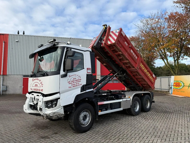 Renault C480 / ENGINE RUNNING / 6X4 / HIAB 21TON HOOKLIFT / ONLY:146334 KM / AUTOMATIC / EURO-6 / 2020 - Pacēlājs ar āķi: foto 1 Renault C480 / ENGINE RUNNING / 6X4 / HIAB 21TON HOOKLIFT / ONLY:146334 KM / AUTOMATIC / EURO-6 / 2020 - Pacēlājs ar āķi: foto 1
