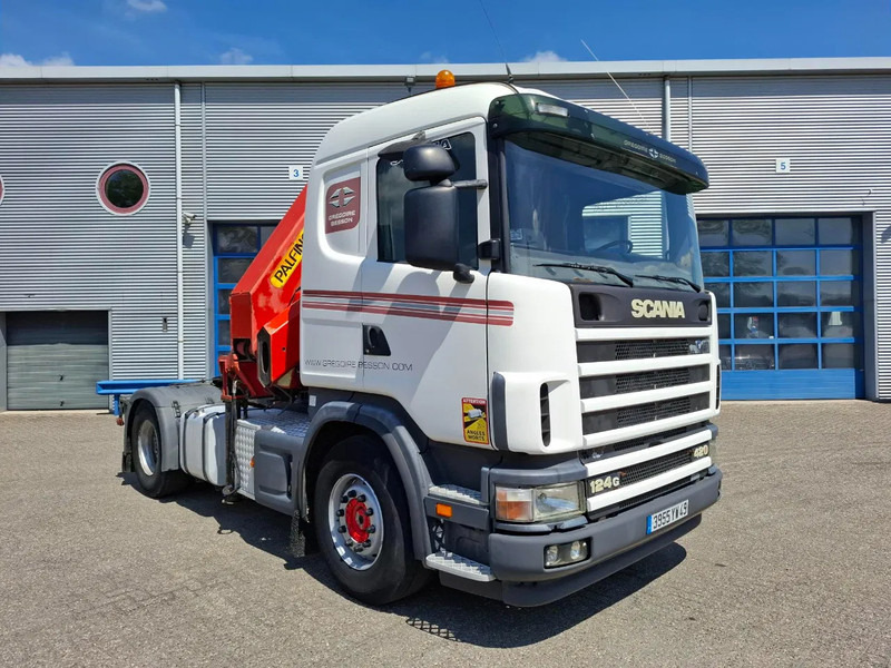 Scania 124G-420 / RETARDER / PALFINGER PK32080 / DOUBLE TANK / AIRCO / GOOD CONDITION / MANUAL / EURO-3 / 2004 - Kravas auto ar manipulatoru: foto 4 Scania 124G-420 / RETARDER / PALFINGER PK32080 / DOUBLE TANK / AIRCO / GOOD CONDITION / MANUAL / EURO-3 / 2004 - Kravas auto ar manipulatoru: foto 4