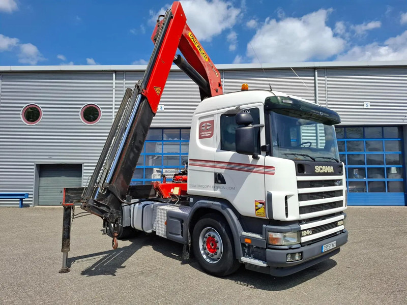 Scania 124G-420 / RETARDER / PALFINGER PK32080 / DOUBLE TANK / AIRCO / GOOD CONDITION / MANUAL / EURO-3 / 2004 - Kravas auto ar manipulatoru: foto 3 Scania 124G-420 / RETARDER / PALFINGER PK32080 / DOUBLE TANK / AIRCO / GOOD CONDITION / MANUAL / EURO-3 / 2004 - Kravas auto ar manipulatoru: foto 3