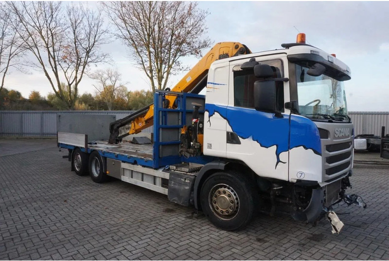 Scania G490 / ENGINE RUNNING / RETARDER / EFFER 255-5S CRANE REMOTE / PLATFORM / FULL-AIR / AUTOMATIC / EURO-6 / 2014 - Kravas auto ar manipulatoru: foto 4 Scania G490 / ENGINE RUNNING / RETARDER / EFFER 255-5S CRANE REMOTE / PLATFORM / FULL-AIR / AUTOMATIC / EURO-6 / 2014 - Kravas auto ar manipulatoru: foto 4