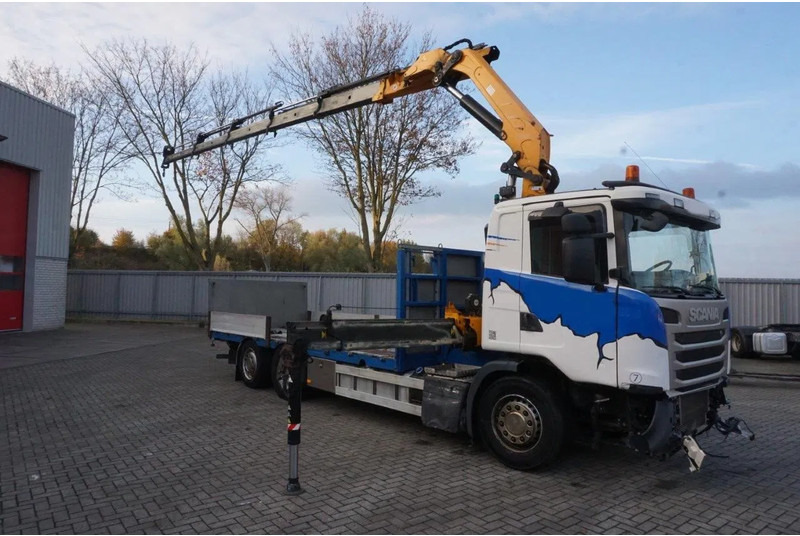 Scania G490 / ENGINE RUNNING / RETARDER / EFFER 255-5S CRANE REMOTE / PLATFORM / FULL-AIR / AUTOMATIC / EURO-6 / 2014 - Kravas auto ar manipulatoru: foto 3 Scania G490 / ENGINE RUNNING / RETARDER / EFFER 255-5S CRANE REMOTE / PLATFORM / FULL-AIR / AUTOMATIC / EURO-6 / 2014 - Kravas auto ar manipulatoru: foto 3