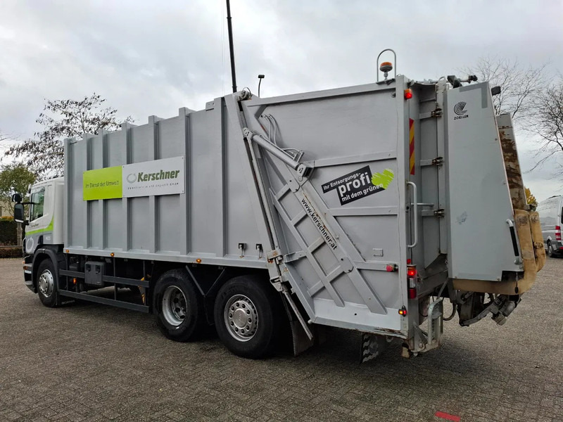 Scania P360 / RETARDER / ONLY:234640 KM / LENKACHSE / AIRCO / WORKING GARBAGE TRUCK / AUTOMATIC / EURO-5 / 2013 - Atkritumu vedējs: foto 3 Scania P360 / RETARDER / ONLY:234640 KM / LENKACHSE / AIRCO / WORKING GARBAGE TRUCK / AUTOMATIC / EURO-5 / 2013 - Atkritumu vedējs: foto 3