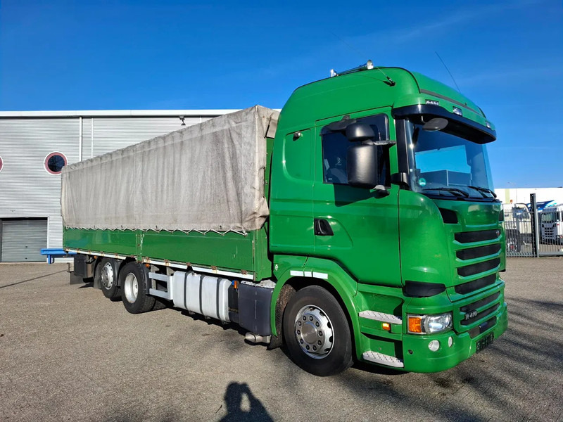 Scania R410 / GERMAN TRUCK / RETARDER / LIFT+LENKACHSE / SLIDING ROOF / SMART TACHO / PARK AIRCO / NAVI / LWDS / AUTOMATIC / EURO-6 / 2 - Kravas automašīna ar tentu: foto 2 Scania R410 / GERMAN TRUCK / RETARDER / LIFT+LENKACHSE / SLIDING ROOF / SMART TACHO / PARK AIRCO / NAVI / LWDS / AUTOMATIC / EURO-6 / 2 - Kravas automašīna ar tentu: foto 2