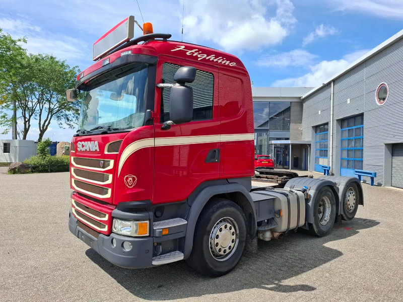 Scania G410 / 6X2 / HYDRAULICS / ONLY:398177 KM / FRIDGE / AUTOMATIC / EURO-6 / 2015 - Vilcējs: foto 1 Scania G410 / 6X2 / HYDRAULICS / ONLY:398177 KM / FRIDGE / AUTOMATIC / EURO-6 / 2015 - Vilcējs: foto 1