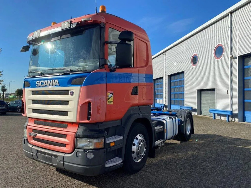 Scania R420 / HYDRAULICS / ALCOA / AIRCO / GOOD CONDITION / MANUAL / EURO-4 / 2007 - Vilcējs: foto 1 Scania R420 / HYDRAULICS / ALCOA / AIRCO / GOOD CONDITION / MANUAL / EURO-4 / 2007 - Vilcējs: foto 1