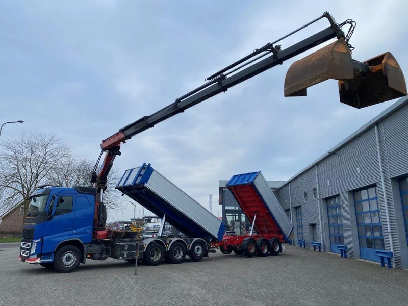 Volvo FH4-500 / HMF 3220K-RC / REMOTE / ROTATOR / 3SIDE TIPPER / DYNAMIC STEERING / ONLY:302623 KM / AUTOMATIC / EURO-6 / 2017 - Kravas auto ar manipulatoru: foto 1 Volvo FH4-500 / HMF 3220K-RC / REMOTE / ROTATOR / 3SIDE TIPPER / DYNAMIC STEERING / ONLY:302623 KM / AUTOMATIC / EURO-6 / 2017 - Kravas auto ar manipulatoru: foto 1