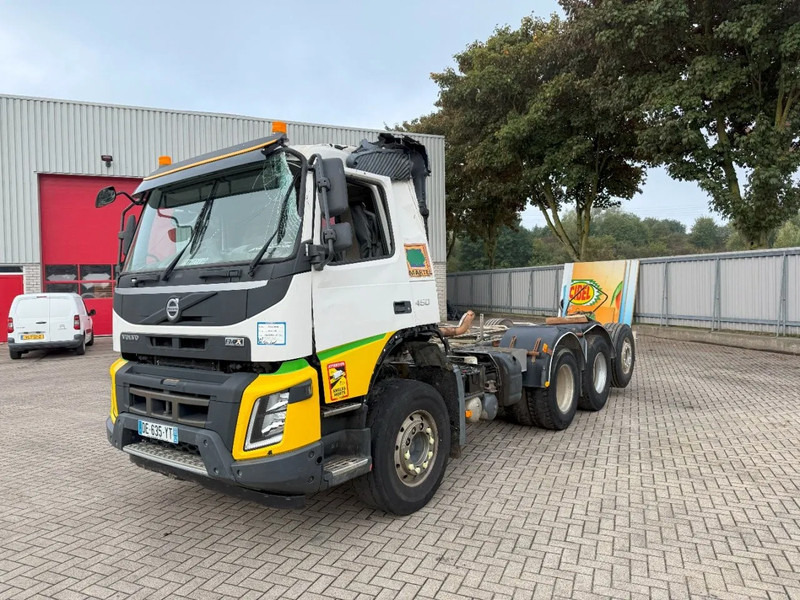 Volvo FMX 450 / ENGINE RUNNING / 8X4 / VEB / ONLY:260642 KM / PTO / LIFT+LENKACHSE / ALCOA / AUTOMATIC / EURO-6 / 2014 - Šasija kravas automašīna: foto 1 Volvo FMX 450 / ENGINE RUNNING / 8X4 / VEB / ONLY:260642 KM / PTO / LIFT+LENKACHSE / ALCOA / AUTOMATIC / EURO-6 / 2014 - Šasija kravas automašīna: foto 1