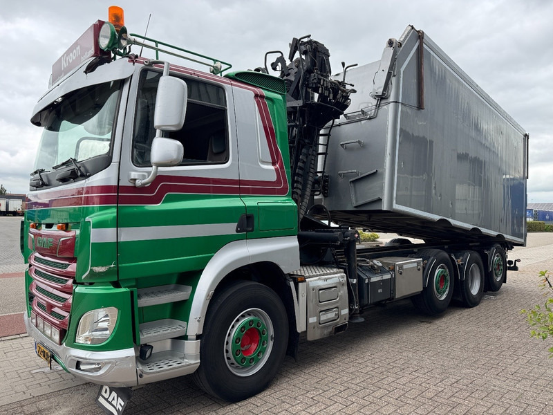 DAF XF530 8x2 Palfinger Epsilon, Alu Kipper - Kravas automašīna pašizgāzējs, Kravas auto ar manipulatoru: foto 5 DAF XF530 8x2 Palfinger Epsilon, Alu Kipper - Kravas automašīna pašizgāzējs, Kravas auto ar manipulatoru: foto 5