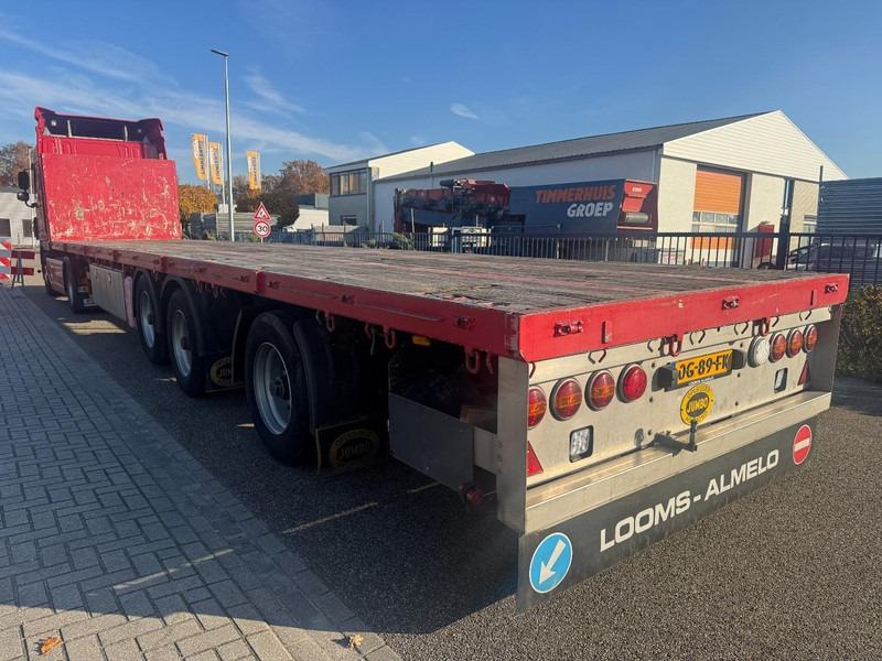 Jumbo 3-Axle, steering Axle, Hardwood, Lift, CL, Holes - Bortu puspiekabe/ Platforma: foto 4 Jumbo 3-Axle, steering Axle, Hardwood, Lift, CL, Holes - Bortu puspiekabe/ Platforma: foto 4