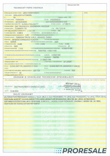 Kravas automašīna ar tentu DAF LF 290 FA Sleeper Cab EURO 6 - valník s plachtou: foto 11