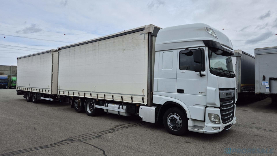 DAF XF 480 FAR SSC EURO 6 velkoobjemová souprava - prodejné jen s přívěsem PANAV TVK18M - P0463W - cena je za celou soupravu - Kravas automašīna ar tentu: foto 1 DAF XF 480 FAR SSC EURO 6 velkoobjemová souprava - prodejné jen s přívěsem PANAV TVK18M - P0463W - cena je za celou soupravu - Kravas automašīna ar tentu: foto 1