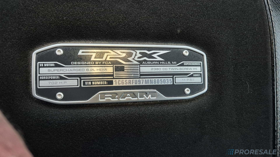 Pikaps DODGE RAM 1500 TRX 6.2 HEMI V8 Supercharged 523kW: foto 17