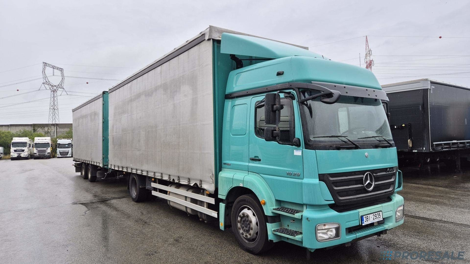 MERCEDES-BENZ AXOR 1829 L EURO 5 velkoobjemová souprava - prodejné jen s přívěsem RUFA ZTC 13-21 P0470Z - cena je za celou soupravu - Kravas automašīna ar tentu: foto 1 MERCEDES-BENZ AXOR 1829 L EURO 5 velkoobjemová souprava - prodejné jen s přívěsem RUFA ZTC 13-21 P0470Z - cena je za celou soupravu - Kravas automašīna ar tentu: foto 1