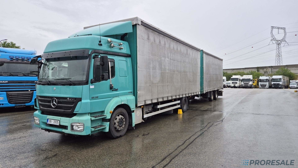 MERCEDES-BENZ AXOR 1829 L EURO 5 velkoobjemová souprava - prodejné jen s přívěsem RUFA ZTC 13-21 P0470Z - cena je za celou soupravu - Kravas automašīna ar tentu: foto 2 MERCEDES-BENZ AXOR 1829 L EURO 5 velkoobjemová souprava - prodejné jen s přívěsem RUFA ZTC 13-21 P0470Z - cena je za celou soupravu - Kravas automašīna ar tentu: foto 2