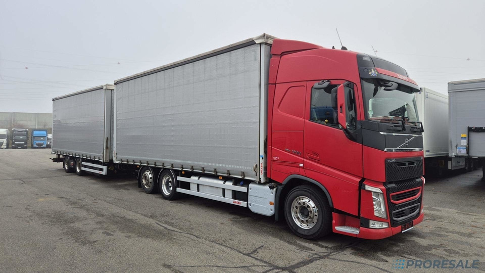 VOLVO FH 500 GLOBE XL EURO 6 - velkoobjemová souprava - prodejné jen s přívěsem WECON P0481W - cena je za celou soupravu - Kravas automašīna ar tentu: foto 1 VOLVO FH 500 GLOBE XL EURO 6 - velkoobjemová souprava - prodejné jen s přívěsem WECON P0481W - cena je za celou soupravu - Kravas automašīna ar tentu: foto 1