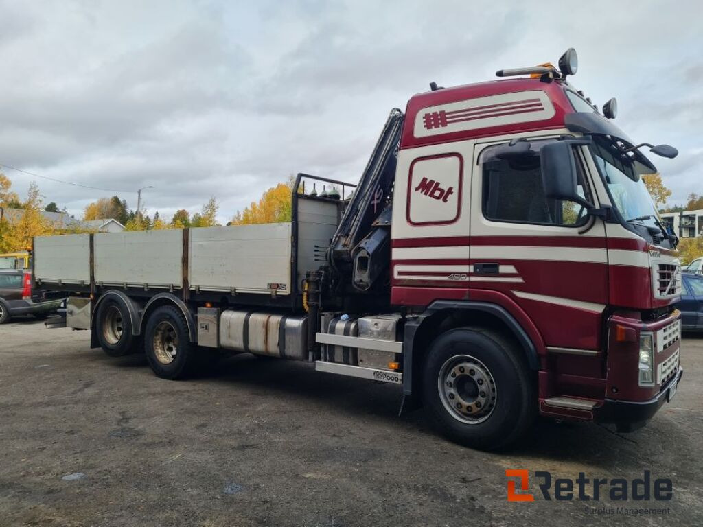 2010mod. VOLVO FM 400HK - Bortu kravas automašīna/ Platforma, Kravas auto ar manipulatoru: foto 1 2010mod. VOLVO FM 400HK - Bortu kravas automašīna/ Platforma, Kravas auto ar manipulatoru: foto 1