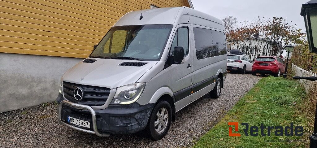 2014 Buss 10 seter MERCEDES-BENZ SPRINTER 316 EU-Godkjent - Mikroautobuss, Pasažieru furgons: foto 1 2014 Buss 10 seter MERCEDES-BENZ SPRINTER 316 EU-Godkjent - Mikroautobuss, Pasažieru furgons: foto 1