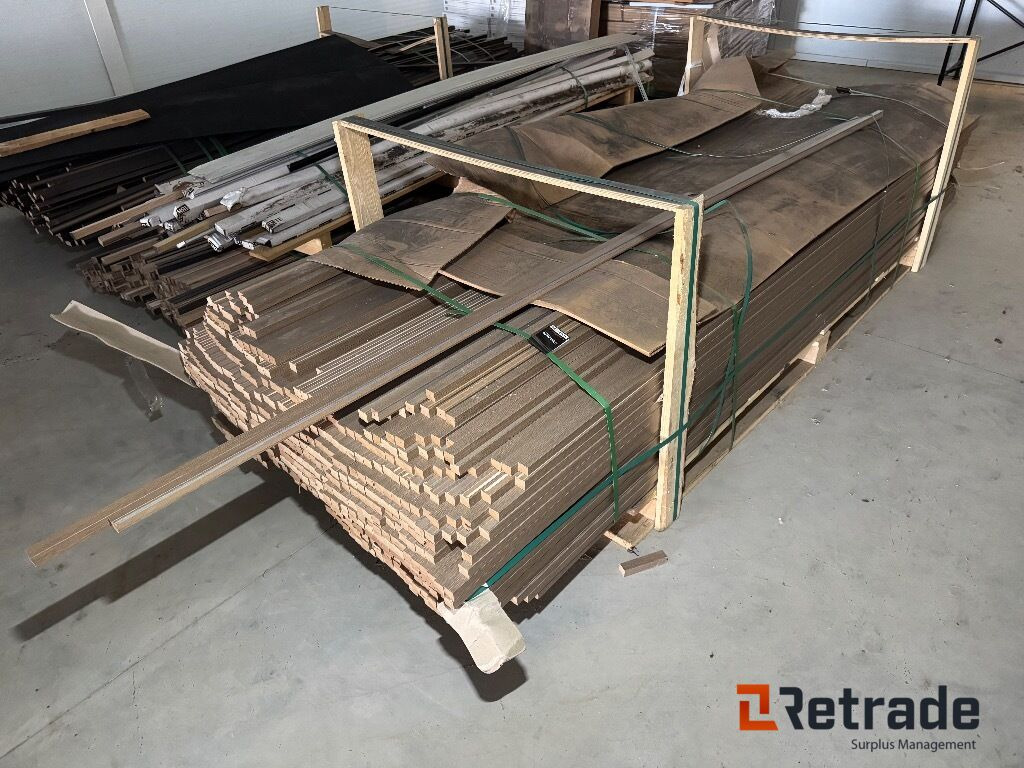 Afslutningslister til akustikpaneler 200stk 3meter 27x27mm - Celtniecības maisītājs: foto 1 Afslutningslister til akustikpaneler 200stk 3meter 27x27mm - Celtniecības maisītājs: foto 1